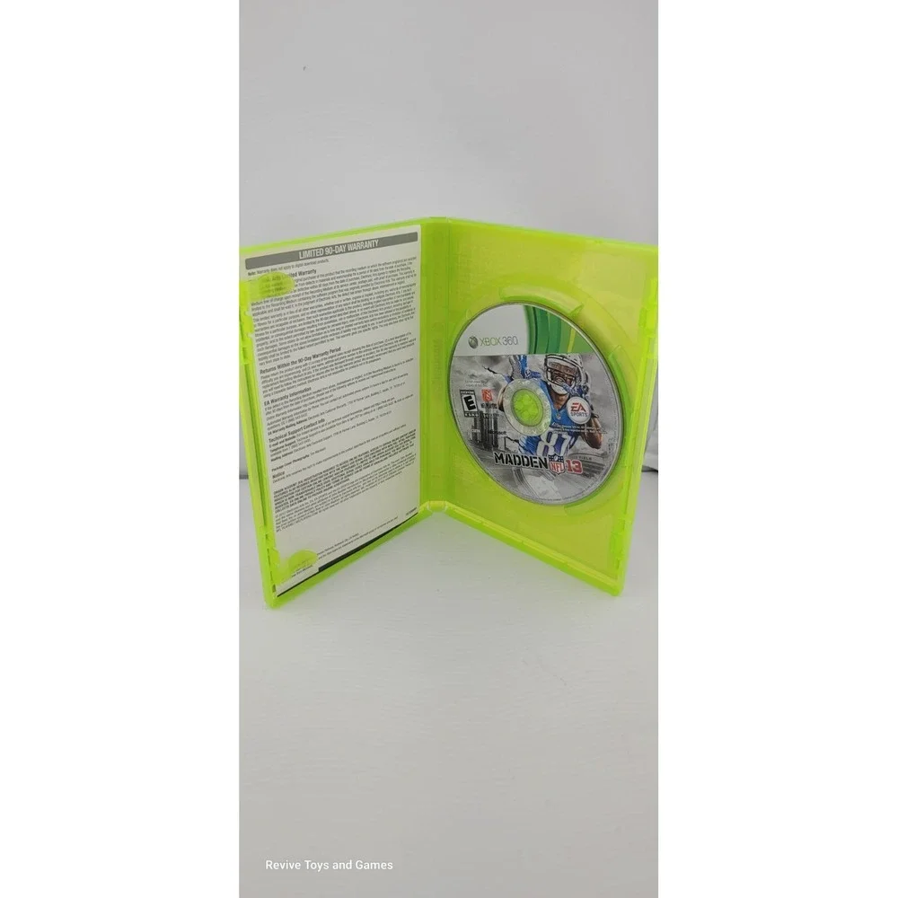 Madden NFL 13 (Microsoft Xbox 360, 2012) Game‎ and Case Tested and Working Great